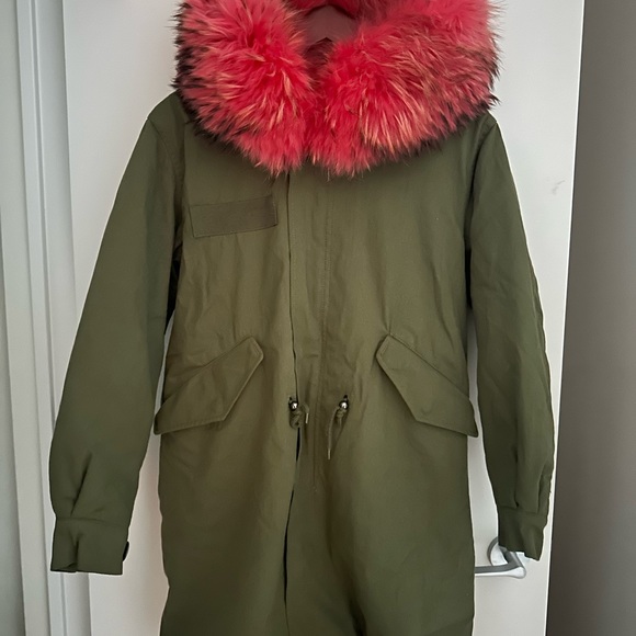 Furs 66 Italy Fox Fur Coat Size S/M - Picture 4 of 9